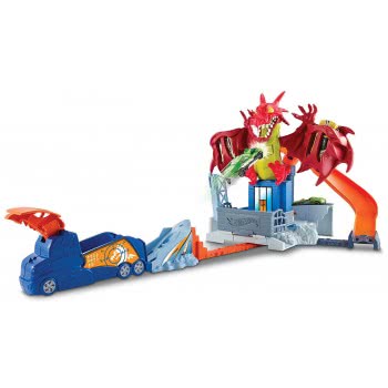 Mattel Hot Wheels Dragon Blast Playset DWL04 887961384154