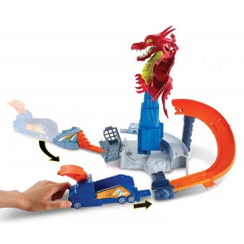 Mattel Hot Wheels Dragon Blast Playset DWL04 887961384154