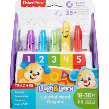 Mattel Laugh And Learn Colorful Mood Crayons FBP60 887961438802