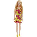 Mattel Barbie Μοντέρνα Φορέματα-Κίτρινο Φόρεμα, Ξανθιά Κούκλα T7439 / DVX87 887961377156