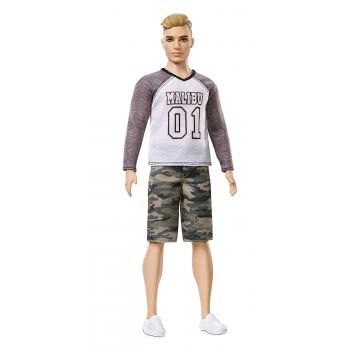 Mattel BARBIE KEN FASHIONISTAS No.8 CAMO COMEBACK DWK44 / FNH40 887961591736