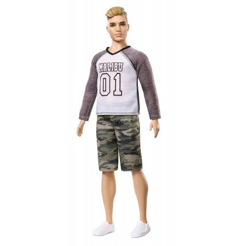 Mattel BARBIE KEN FASHIONISTAS No.8 CAMO COMEBACK DWK44 / FNH40 887961591736