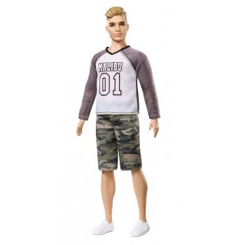 Mattel BARBIE KEN FASHIONISTAS No.8 CAMO COMEBACK DWK44 / FNH40 887961591736