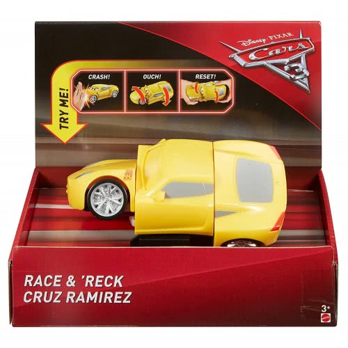 Mattel Disney/Pixar Cars 3 Race & Reck Στραπατσαρισμένα Οχήματα Cruz Ramirez DYW10 / DYW40 887961423914