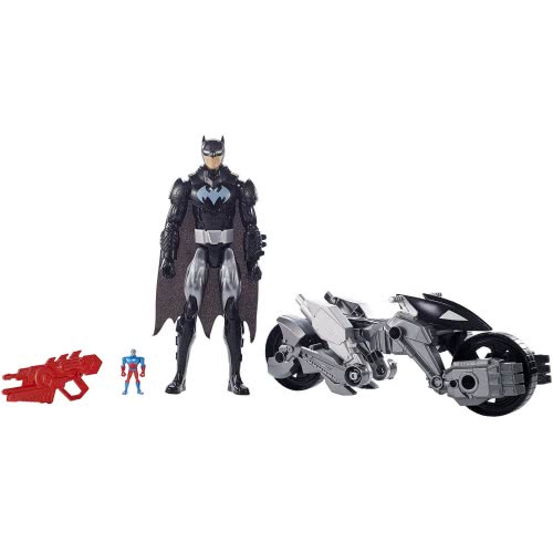 Mattel Justice League Action Batman & Batcycle Figure 30Cm FBR10 / DXX16 887961405279