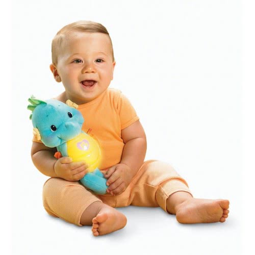 Mattel Φωτεινό Αλογάκι Της Θάλασσας Σιέλ DGH84 / DGH82 887961192537