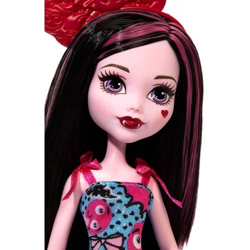 Mattel Monster High Βασικοί Μαθητές - Draculara Emoji Κούκλα DTD90 / DVH18 887961369434
