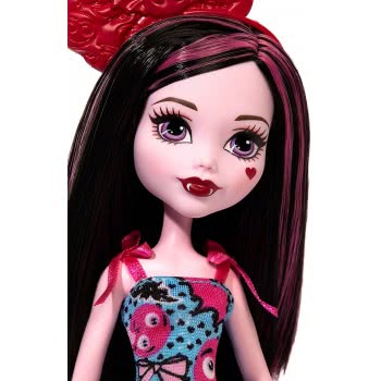 Mattel Monster High Βασικοί Μαθητές - Draculara Emoji Κούκλα DTD90 / DVH18 887961369434
