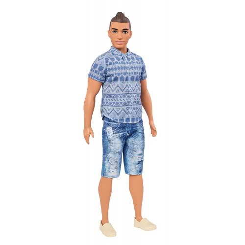 Mattel Barbie Ken Fashionistas No.13 Distressed Denim DWK44 / FNJ38 887961593587