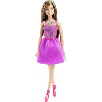 Mattel Barbie Μοντέρνα Φορέματα Με Αξεσουάρ, Ροζ Φόρεμα, Καστανή Κούκλα T7580 / DGX81 887961204872