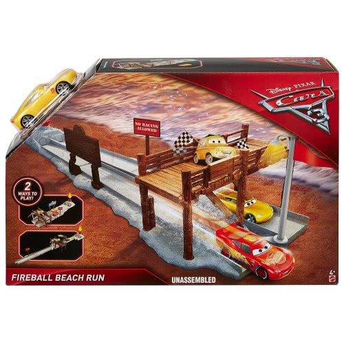 Mattel Disney Pixar Cars 3 Fireball Beach Run Playset DVT46 / DVT47 887961374537