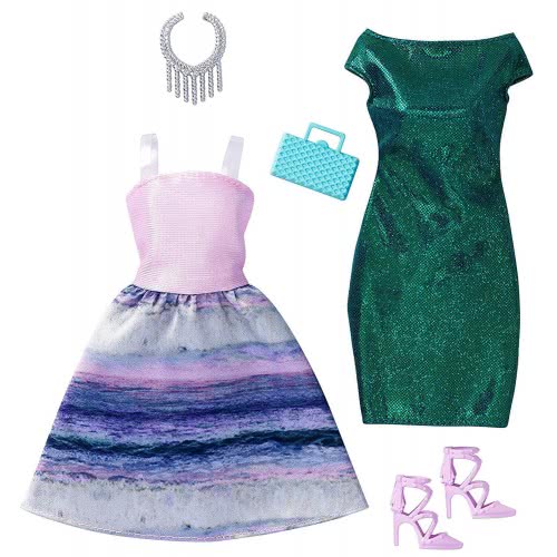 Mattel Barbie Fashions Night Set, 2 Pack FCT81 / DWG42 887961380903