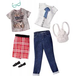 Mattel Barbie Fashions Ρούχα Μόδας Casual, Σετ Των 2 FCT81 / DWG43 887961380927