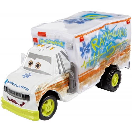 Mattel Disney/Pixar Cars 3 Deluxe Dr. Damage Οχηματάκια Oversized DXV90 / DXV93 887961403541