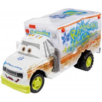Mattel Disney/Pixar Cars 3 Deluxe Dr. Damage Vehicle DXV90 / DXV93 887961403541