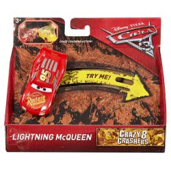 Mattel Disney/Pixar Cars 3 Crazy 8 Vehicles, Lightning Mcqueen DYB03 / DYB04 887961407075