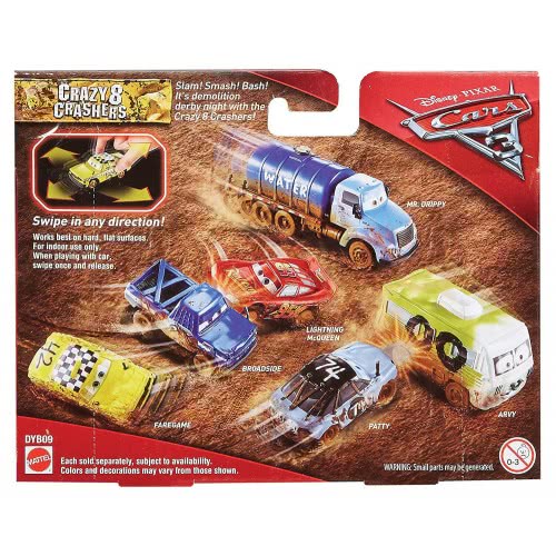 Mattel Disney/Pixar Cars 3 Αυτοκινητάκια Crazy 8, Faregame DYB03 / DYB09 887961407136