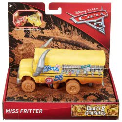 Mattel Disney Pixar Cars 3 Crazy 8 Crashers Vehicle, Miss Fritter DYB20 / DYB21 887961407235