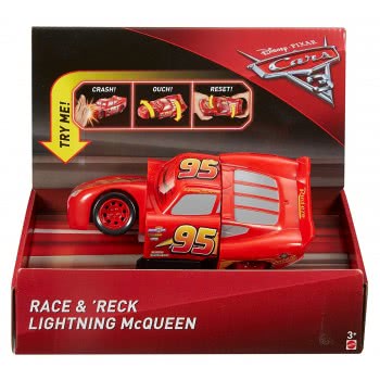 Mattel Cars 3 Στραπατσαρισμένα Οχήματα Lighting Mcqueen DYW10 / DYW39 887961423907