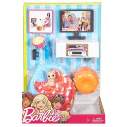 Mattel Barbie Έπιπλα Εσωτερικού Χώρου: Movie Night DVX44 / DVX46 887961376715