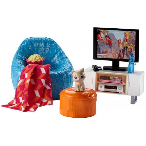Mattel Barbie Έπιπλα Εσωτερικού Χώρου: Movie Night DVX44 / DVX46 887961376715