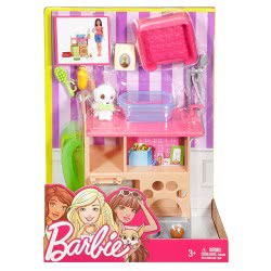 Mattel Barbie Dining Set And Kitten: Pet Room DVX44 / DVX50 887961376753