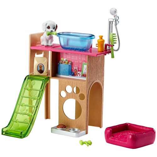 Mattel Barbie Dining Set And Kitten: Pet Room DVX44 / DVX50 887961376753
