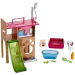 Mattel Barbie Dining Set And Kitten: Pet Room DVX44 / DVX50 887961376753