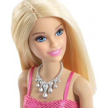 Mattel Barbie Μοντέρνα Φορέματα Με Αξεσουάρ, Ροζ Φόρεμα, Ξανθιά Κούκλα T7580 / DGX82 887961204889