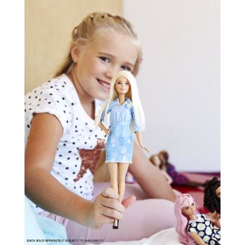 Mattel Barbie Fashionistas Double Denim Original Doll FBR37 / DVX71 887961376951