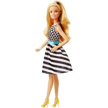 Mattel Barbie Fashionistas Power Print Αυθεντική Κούκλα FBR37 / DVX68 887961376975