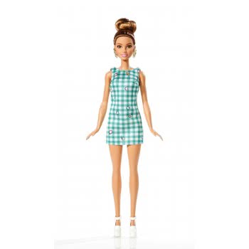 Mattel Barbie Fashionistas Emerald Check Αυθεντική Κούκλα FBR37 / DVX72 887961377002