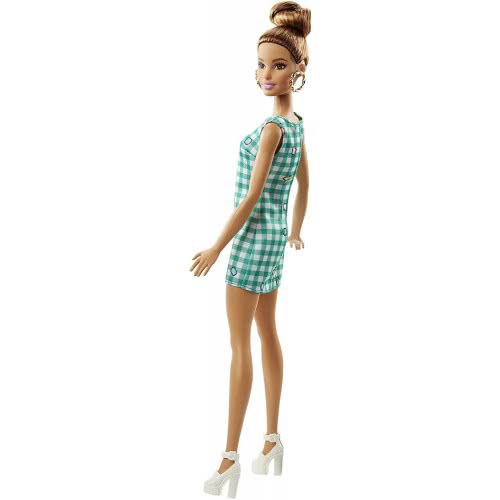 Mattel Barbie Fashionistas Emerald Check Original Doll FBR37 / DVX72 887961377002