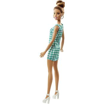 Mattel Barbie Fashionistas Emerald Check Original Doll FBR37 / DVX72 887961377002