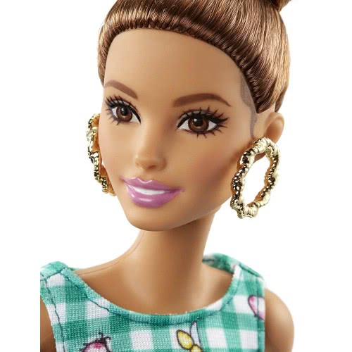 Mattel Barbie Fashionistas Emerald Check Αυθεντική Κούκλα FBR37 / DVX72 887961377002
