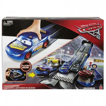 Mattel Disney/Pixar Cars 3 Transforming Fabulous Lightning Mcqueen Σετ Παιχνιδιού FCW03 / FCW06 887961460728