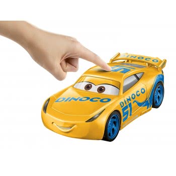 Mattel Disney Pixar Cars 3 Οχήματα Με Φώτα Και Ήχους, Dinoco Cruz Ramirez FDD54 / FDD59 887961465716