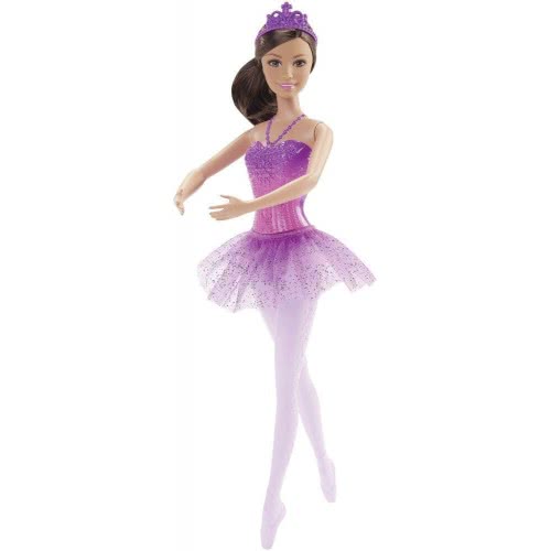 Mattel Barbie Μπαλαρίνα Κούκλα, Μωβ DHM41 / DHM43 887961216943