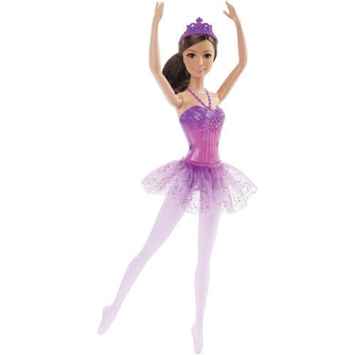 Mattel Barbie Μπαλαρίνα Κούκλα, Μωβ DHM41 / DHM43 887961216943