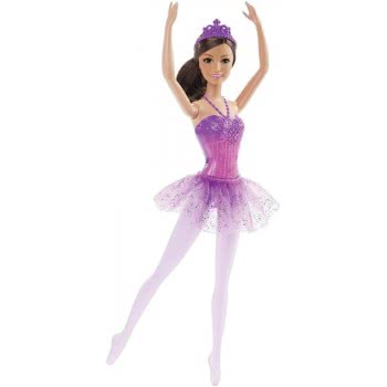 Mattel Barbie Μπαλαρίνα Κούκλα, Μωβ DHM41 / DHM43 887961216943