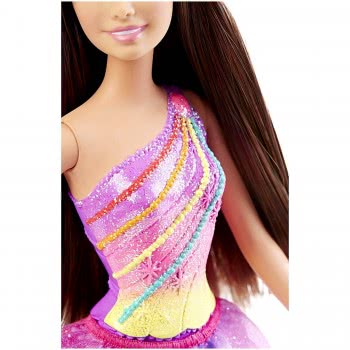 Mattel Κούκλα Barbie Πριγκίπισσα - Φόρεμα Με Ουράνιο Τόξο DHM49 / DHM52 887961216974