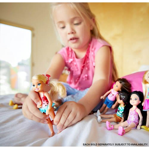 Mattel Barbie Τσέλσι Και Φίλες - Swimming Κούκλα DWJ33 / DWJ34 887961382617