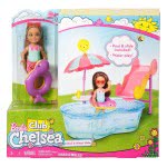 Mattel Barbie Club Τσέλσι - Σετ Πισίνα Με Κούκλα DWJ45 / DWJ47 887961382679