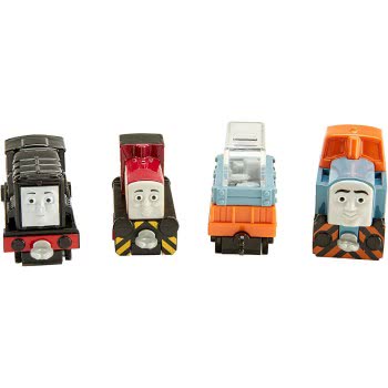 Mattel Fisher Price Τόμας Το Τρενάκι: Τρενάκια Σετ Των 4-Dieselworks Fix-Up DWM32 / DXT81 887961402551