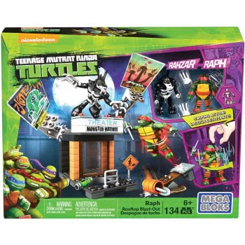 MEGA Teenage Mutant Ninja Turtles Raph Rooftop Playset DPF63 / DPF64 887961315745