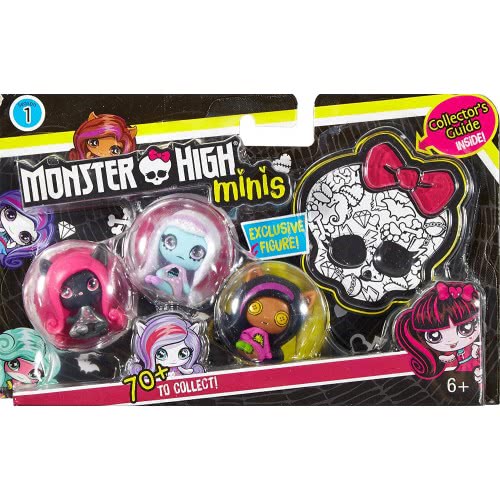 Mattel Monster High Minis 3Τμχ - 3 DVF41 / DVF44 887961367911