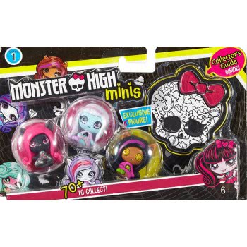 Mattel Monster High Minis 3Τμχ - 3 DVF41 / DVF44 887961367911