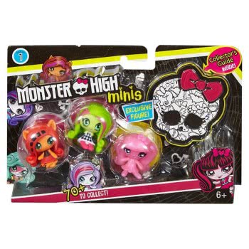 Mattel Monster High Minis 3-Pack - 2 DVF41 / DVF43 887961367928