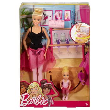 Mattel Barbie Σετ Επαγγέλματα - Δασκάλα Αθλημάτων: Μπαλαρίνα DVG13 / DXC93 887961393378