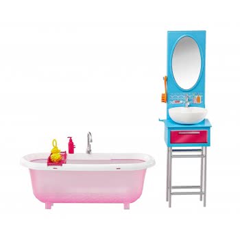 Mattel Barbie Doll Bathroom Playset DVX51 / DVX53 887961376807